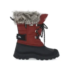 TRESPASS Unisex Kids Lanche Faux Fur Sneeuwschoenen (Merlot) -Mode Geest Verkoop unisex kids lanche faux fur sneeuwschoenen merlot 3