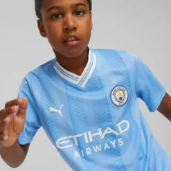 Puma Voetbalshirt Voor Kinderen Manchester City Thuiswedstrijden Seizoen 23/24 -Mode Geest Verkoop voetbalshirt voor kinderen manchester city thuiswedstrijden seizoen 2324 4