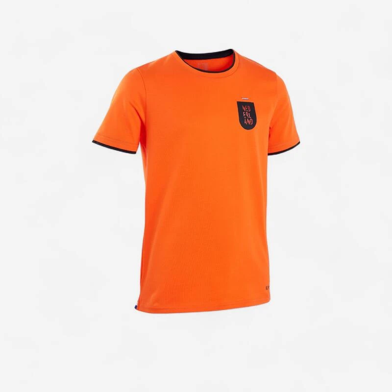 Kipsta Voetbalshirt Voor Kinderen Nederland FF100 2024 1 Kipsta Voetbalshirt Voor Kinderen Nederland FF100 2024