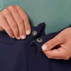 Quechua Wandelbroek MH100 Marineblauw Kinderen 7-15 Jaar -Mode Geest Verkoop wandelbroek mh100 marineblauw kinderen 7 15 jaar 5