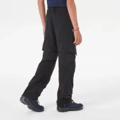 Quechua Afritsbroek Voor Wandelen Kinderen MH500 Petrolblauw 7-15 Jaar -Mode Geest Verkoop wandelbroek mh500 onezip afritsbaar zwart kinderen 7 15 jaar 15