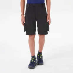 Quechua Afritsbroek Voor Wandelen Kinderen MH500 Petrolblauw 7-15 Jaar -Mode Geest Verkoop wandelbroek mh500 onezip afritsbaar zwart kinderen 7 15 jaar 22