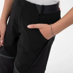 Quechua Wandelbroek MH500 ONEZIP Afritsbaar Zwart Kinderen 7-15 Jaar -Mode Geest Verkoop wandelbroek mh500 onezip afritsbaar zwart kinderen 7 15 jaar 8