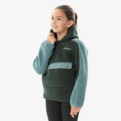 Columbia Wandelfleece Met Capuchon Sherpa Groen Kinderen 7-15 Jaar -Mode Geest Verkoop wandelfleece met capuchon sherpa groen kinderen 7 15 jaar 2