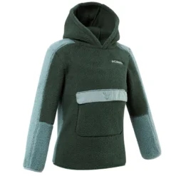 Columbia Wandelfleece Met Capuchon Sherpa Groen Kinderen 7-15 Jaar