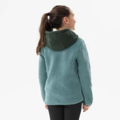 Columbia Wandelfleece Met Capuchon Sherpa Groen Kinderen 7-15 Jaar -Mode Geest Verkoop wandelfleece met capuchon sherpa groen kinderen 7 15 jaar 4