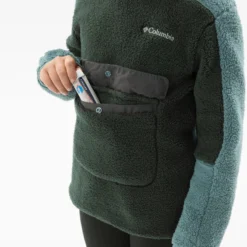 Columbia Wandelfleece Met Capuchon Sherpa Groen Kinderen 7-15 Jaar -Mode Geest Verkoop wandelfleece met capuchon sherpa groen kinderen 7 15 jaar 6