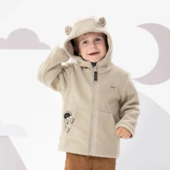 Quechua Wandelfleece Voor Kinderen MH500 Beige 2-6 Jaar -Mode Geest Verkoop wandelfleece voor kinderen mh500 beige 2 6 jaar 4