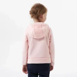 Quechua Warm Fleece Wandelvest Voor Kinderen SH500 2-6 Jaar -Mode Geest Verkoop wandelfleece voor kinderen mh500 roze 2 6 jaar 4