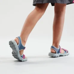 Quechua Wandelsandalen Voor Kinderen MH100 TW Maat 32 Tot 37 Blauw/roze -Mode Geest Verkoop wandelsandalen voor kinderen mh100 tw maat 32 tot 37 blauwroze 5