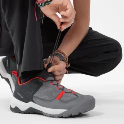 Quechua Wandelschoenen Voor Kinderen Met Snelle Vetersluiting Crossrock Grijs 35-38 -Mode Geest Verkoop wandelschoenen voor kinderen met snelle vetersluiting crossrock grijs 35 38 5