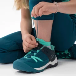 Quechua Wandelschoenen Voor Kinderen Met Snelle Vetersluiting Crossrock Turkoois 35-38 -Mode Geest Verkoop wandelschoenen voor kinderen met snelle vetersluiting crossrock turkoois 35 38 5
