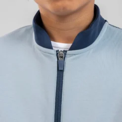 Decathlon Warm En Ademend Vest Met Rits Voor Kinderen S500 -Mode Geest Verkoop warm en ademend vest met rits voor kinderen s500 jeansblauw en blauw 2