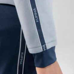 Decathlon Warm En Ademend Vest Met Rits Voor Kinderen S500 -Mode Geest Verkoop warm en ademend vest met rits voor kinderen s500 jeansblauw en blauw 7