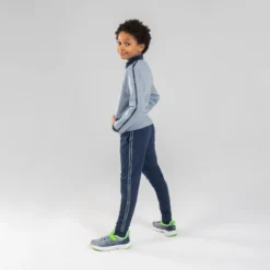 Decathlon Warm En Ademend Vest Met Rits Voor Kinderen S500 -Mode Geest Verkoop warm en ademend vest met rits voor kinderen s500 jeansblauw en blauw 9