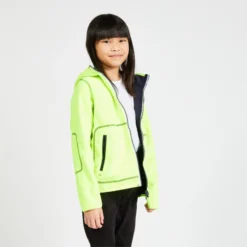 Tribord Warme Fleece Voor Zeilen Kinderen Sailing 500 Omkeerbaar -Mode Geest Verkoop warm fleece vest voor zeilen kinderen sailing 500 omkeerbaar marineblauw fluogeel 6