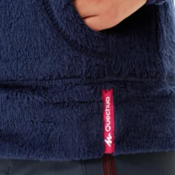 Quechua Warm Fleece Vest Voor Wandelen Kinderen SH100 7-15 Jaar -Mode Geest Verkoop warm fleecevest voor wandelen voor kinderen mh500 blauw 7 15 jaar 11