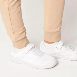 Warm Trainingspak Voor Kinderen 500 Grijs Met Goudkleurige Rits -Mode Geest Verkoop warm trainingspak voor kinderen 500 rozebeige met beige broek 6