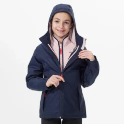 Quechua Warme En Waterdichte 3-in-1 Wandeljas SH100 -0,5°C Kinderen 7-15 Jaar -Mode Geest Verkoop warme en waterdichte 3 in 1 wandeljas sh100 05c kinderen 7 15 jaar 5