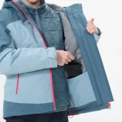 Quechua Waterdichte 3-in-1-wandeljas Voor Kinderen SH500 X-Warm -16 °C 7-15 Jaar -Mode Geest Verkoop warme en waterdichte 3 in 1 wandeljas sh500 mt 10c kinderen 7 15 jaar 8
