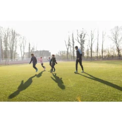 Warm Atletiekjack Voor Kinderen AT 500 -Mode Geest Verkoop warme en waterdichte jas voor hardlopen kinderen marineblauw groen 10