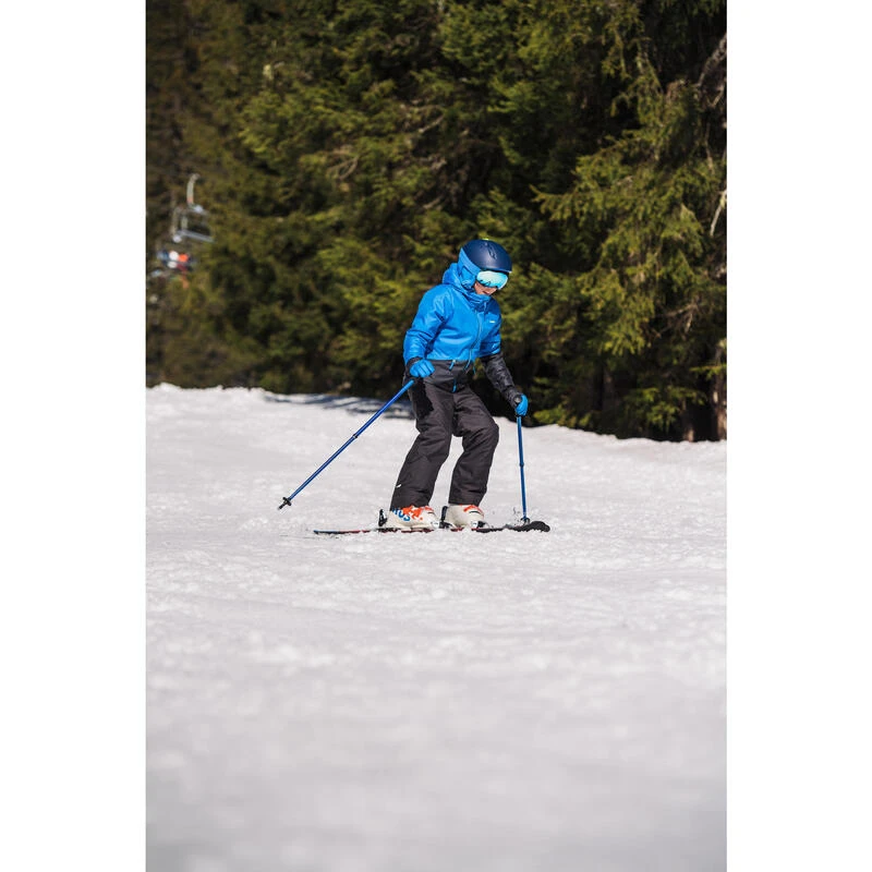WEDZE Warme En Waterdichte Ski-jas Voor Kinderen 100 Blauw 14 WEDZE Warme En Waterdichte Ski-jas Voor Kinderen 100 Blauw - Afbeelding 14