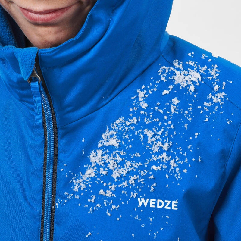WEDZE Warme En Waterdichte Ski-jas Voor Kinderen 100 Blauw 8 WEDZE Warme En Waterdichte Ski-jas Voor Kinderen 100 Blauw - Afbeelding 8
