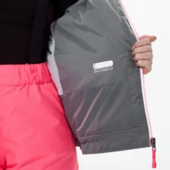 WEDZE Warme En Waterdichte Ski-jas Voor Kinderen 100 -Mode Geest Verkoop warme en waterdichte ski jas voor kinderen 100 grijs 5