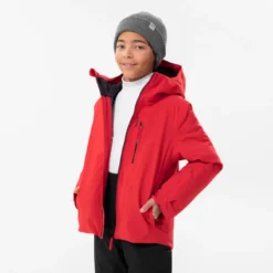 WEDZE Warme En Waterdichte Ski-jas Voor Kinderen 500 Sport 17 WEDZE Warme En Waterdichte Ski-jas Voor Kinderen 500 Sport -Mode Geest Verkoop warme en waterdichte ski jas voor kinderen 500 sport rood 3