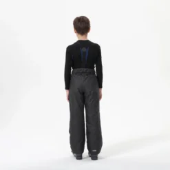 WEDZE Warme En Waterdichte Skibroek Voor Kinderen 100 Donkergrijs -Mode Geest Verkoop warme en waterdichte skibroek voor kinderen 100 donkergrijs 3