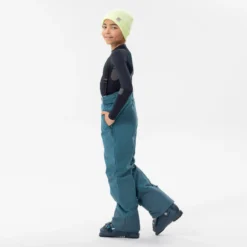 WEDZE WARME EN WATERDICHTE SKIBROEK VOOR KINDEREN 500 PNF JEANSBLAUW -Mode Geest Verkoop warme en waterdichte skibroek voor kinderen 500 pnf jeansblauw 2