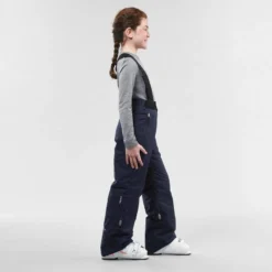 WEDZE Skibroek Voor Kinderen PNF 500 -Mode Geest Verkoop warme en waterdichte skibroek voor kinderen pnf 500 marineblauw 4