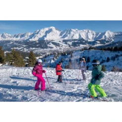 WEDZE Skibroek Voor Kinderen PNF 500 -Mode Geest Verkoop warme en waterdichte skibroek voor kinderen pnf 500 zwart 14