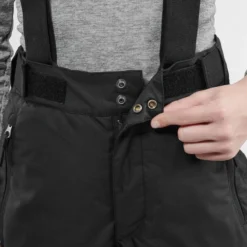 WEDZE Skibroek Voor Kinderen PNF 500 -Mode Geest Verkoop warme en waterdichte skibroek voor kinderen pnf 500 zwart 6