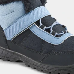 Quechua WARME EN WATERDICHTE WANDELSCHOENEN KINDEREN SH100 KLITTENBAND MAAT 24-34 -Mode Geest Verkoop warme en waterdichte wandelschoenen kinderen sh100 klittenband maat 24 34 4