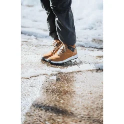 Quechua Warme En Waterdichte Wandelschoenen SH500 Leer Veters Kinderen Maat 35-38 -Mode Geest Verkoop warme en waterdichte wandelschoenen sh500 leer veters kinderen maat 35 38 23