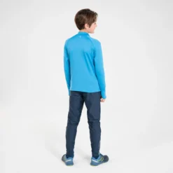 Warme Hardloopbroek Kinderen Warm Zip Marineblauw Grijs -Mode Geest Verkoop warme hardloopbroek kinderen warm zip marineblauw grijs 6