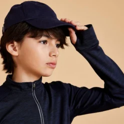 Warm Poloshirt Voor Paardrijden Kinderen 500 WARM Lange Mouwen -Mode Geest Verkoop warme paardrijpolo met lange mouwen voor kinderen 500 marineblauw 5