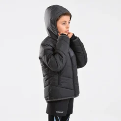 Warme Rugbyparka Voor Kinderen 500 Zwart/grijs -Mode Geest Verkoop warme rugbyparka voor kinderen 500 zwartgrijs 2