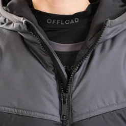 Warme Rugbyparka Voor Kinderen 500 Zwart/grijs -Mode Geest Verkoop warme rugbyparka voor kinderen 500 zwartgrijs 6