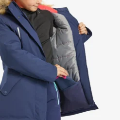 Quechua Warme En Waterdichte Wandelparka Voor Kinderen SH500 -20°C 7-15 Jaar -Mode Geest Verkoop warme waterdichte parka voor wandelen sh900 17c kinderen 7 15 jaar 7