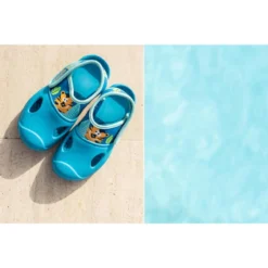 WATERCLOGS VOOR MEISJES 100 ROZE ZEEMEERMIN -Mode Geest Verkoop waterclogs voor watersporten kinderen 500 tiger blauw 6