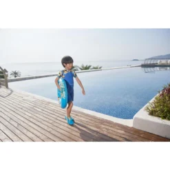 WATERCLOGS VOOR MEISJES 100 ROZE ZEEMEERMIN -Mode Geest Verkoop waterclogs voor watersporten kinderen 500 tiger blauw 8