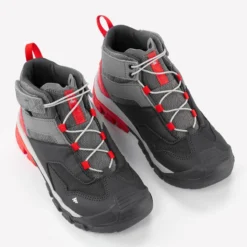 Quechua Waterdichte Halfhoge Wandelschoenen Voor Kinderen Crossrock Grijs 28-34 -Mode Geest Verkoop waterdichte halfhoge wandelschoenen voor kinderen crossrock grijs 28 34 3