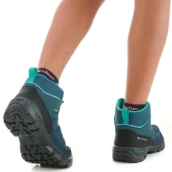 Quechua Waterdichte Halfhoge Wandelschoenen Voor Kinderen MH120 35 Tot 38 Turquoise -Mode Geest Verkoop waterdichte halfhoge wandelschoenen voor kinderen mh120 35 tot 38 turquoise 4