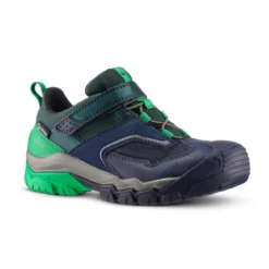Quechua Waterdichte Wandelschoenen Kinderen Crossrock Klittenband Maat 28 Tot 34