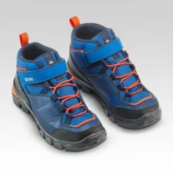 Quechua Waterdichte Wandelschoenen Voor Kinderen MH120 Mid 28-34 Klittenband -Mode Geest Verkoop waterdichte wandelschoenen voor kinderen mh120 mid blauw 28 34 klittenband 2