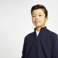 Winddichte Golftrui Voor Kinderen MW500 -Mode Geest Verkoop winddichte golftrui voor kinderen mw500 marineblauw 2