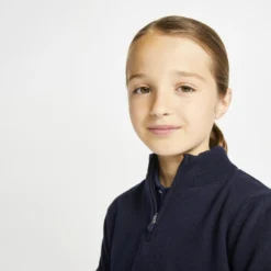 Winddichte Golftrui Voor Kinderen MW500 -Mode Geest Verkoop winddichte golftrui voor kinderen mw500 marineblauw 3