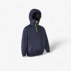 Tribord Winddichte Spraytop Voor Zwaardboot Kinderen 100 Donkerblauw Blauw